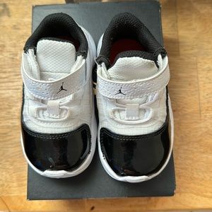 Black and white baby Jordan’s